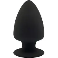 Silexd - Buttplug - Model 1 - Lengte 11 cm - Diameter 62 mm - Zwart