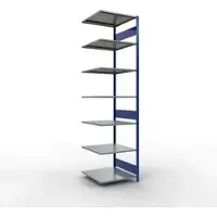 Schulte Lagertechnik - Aanbouwsysteem zonder schroeven - 3000x 750x800 mm, type 150 kg