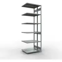 Schulte Lagertechnik Insteeksysteem voor dubbele rekken, MULTIPlus250, 3000x1000x(2x400) mm, 14 legborden, gegalvaniseerd