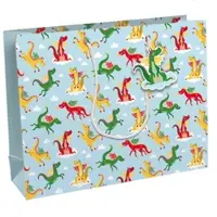 Eurowrap Clairefontaine Cadeauzakken Draak - 6 Stuks (37.3x11.8x27.5cm)