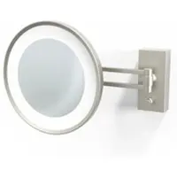 DECOR WALTHER Make-up spiegel BS 36/V LED Nickel Satin (5x magnification)