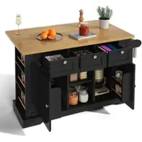 STILVORA Kast 60x40x61 cm van MDF, met deuren en verstelbare planken en open vak, wit houtlook