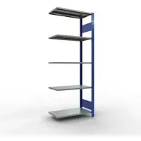 Schulte Lagertechnik - Aanbouwsysteem zonder schroeven - 2000x 750x400 mm, type 150 kg
