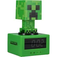 Paladone Minecraft Creeper Wekker - Iconisch alarm met nachtlampje - 16 cm