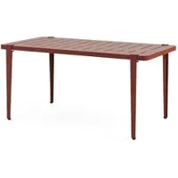 TIPTOE Midi Buitentafel Brick Red | 6 seater