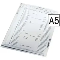 Esselte Leitz leitz zichtmap standaard a5 pp generfd 0 13mm
