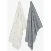 Marc O'Polo Theedoek Haley Multi Grey (Set van 2)
