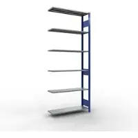 Schulte Lagertechnik - Insteeksysteem aanbouwrekken - 2500x1000x300 mm, type 150 kg