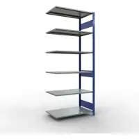 Schulte Lagertechnik - Aanbouwsysteem zonder schroeven - 2500x1000x600 mm, type 150 kg