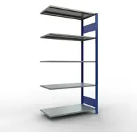 Schulte Lagertechnik - Insteeksysteem aanbouwrekken - 2000x1000x500 mm, type 150 kg