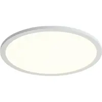 QAZQA Slim LED paneel wit 40cm incl. LED Dim to Warm met afstandsbediening - Knob