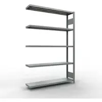 Schulte Insteekstelling MULTIplus250 Express - aanbouwsectie - B 1300 x D 300 x H 2000 mm - 5 legborden - draagvermogen 250 kg - staal - verzinkt