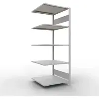 Schulte Lagertechnik - stapelbak met lengtebout - 2000x750x800 mm, type 150 kg