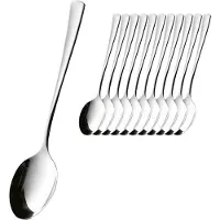 Esmeyer Espressolepel Stockholm 11,5cm roestvrij staal zilver 12 st./verpakking., Bestek, Zilver