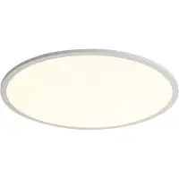 QAZQA Smart LED paneel wit 60cm incl. LED dim to warm met afstandsbediening - Knob
