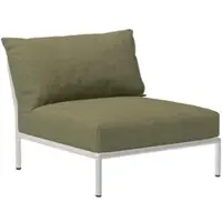 Houe Loungeset Level 2 Chair Frame Muted White Cushion Leaf