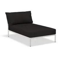 Houe Loungeset Level 2 Chaiselong Frame Muted White Cushion Char