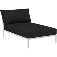 Houe Loungeset Level 2 Chaiselong Frame Muted White Cushion Char
