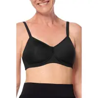 AMOENA Prothese Bh Voorgevormd Zonder Beugel Lara SB Zwart - maat EU 85B / FR 100B