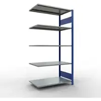Schulte Lagertechnik - Insteeksysteem aanbouwrekken - 2000x1000x600 mm, type 150 kg