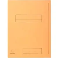 Exacompta 2-Flap map 335002E Licht oranje Karton 24 x 32 cm 250 Stuks