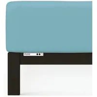 Schlafgut Pure Jersey Boxspring Hoeslaken L - 140x200 - 160x220 467 Petrol Mid