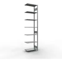 Schulte Lagertechnik - Aanbouwsysteem zonder schroeven - 3000x 750x400 mm, type 150 kg