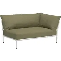 Houe Loungeset Module Level 2 Corner Right Leaf Muted White