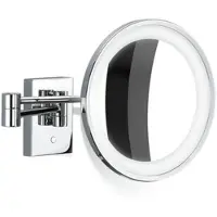 DECOR WALTHER Make-up Spiegel BS 40 LED Chrome (5 x magnification)