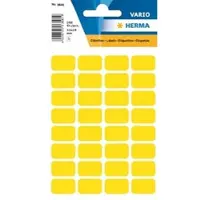 Herma Huismerk Herma 3641 Universele Etiket 12x19mm Geel - 10 pakjes met 7 velletjes stickers