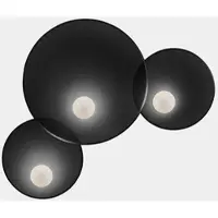 LedsC4 Trip Triple Wandlamp Small|Big|Small | Black