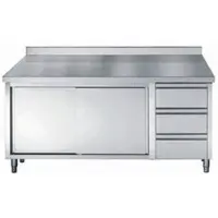 CombiSteel 700 Werktafel Schuifdeuren Laden Rand 1800 -