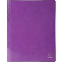 Exacompta 25x Snelhechtmap IDERAMA in gelamineerd glanskarton 355gm2 - A13 - Purper - 380812B