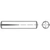 Toolcraft TO-5378904 Conische kerfpaspen 6 mm RVS A1 100 stuk(s)