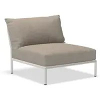 Houe Loungeset Level 2 Chaiselong Frame Muted White Cushion Ash