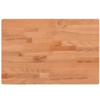 vidaXL Wastafelblad 60x40x4 cm massief beukenhout
