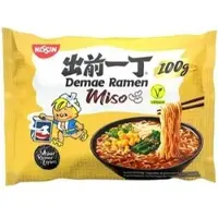 Nissin Demae Ramen - Veggie Miso Noodles Bowl - Instant Noedels - Vegan - 10 stuks