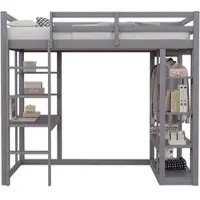 MODFU : Dressoir, bijzetkast, commode, opbergkast, buffetkast met drie deuren van massief houtfineer, met laminaat en opbergruimte, bruin