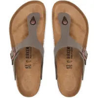 Birkenstock Teenslipper 'Gizeh' stone grey