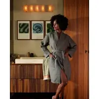 Kayori Badjas Geisha Wafel Antracite-M