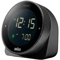 Braun BC24B - Wekker - Digitaal - Halfrond - Alarm - Snooze - 12/24H - Achtergrondverlichting - Zwart