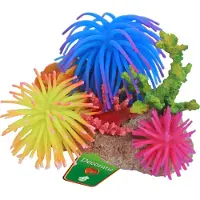 Gebr. De Boon Aquarium Decoratie Bloem Met Rots En Schelp Multi 16 X 12 X 12 Cm