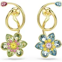 Swarovski 'Idyllia F Florere' Dames Vergulde Metalen Dangle Oorbellen - Goud 5709025