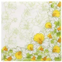 Papstar 8x 50 Servetten 3-laags 1/4 vouw 40 cm x 40 cm Narciso
