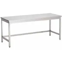 Gastro-Inox RVS werktafel zonder onderblad, 900(l)x700(d)x850(h)mm