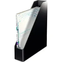Leitz tijdschriftenhouder WOW Duo Color, zwart