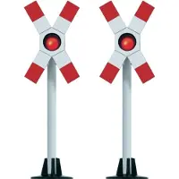 Busch 5928 H0 Waarschuwingsknipperinstallatie Met knipperschakeling Kant-en-klaar model