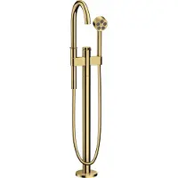 Hansgrohe One - Staande badkraan, met accessoires, EcoSmart, afwerking gepolijst goud 48440990