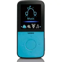 Lenco PODO-153BU - 4GB - MP3-Speler stappenteller met oordopjes en sportband - Blauw