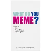 What Do You Meme ? - Hilarisch Partyspel voor Jongeren & Volwassenen - Vernieuwde Versie met GIF's - Engelstalig Kaartspel